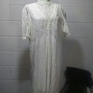 Beautiful Lace White Dress